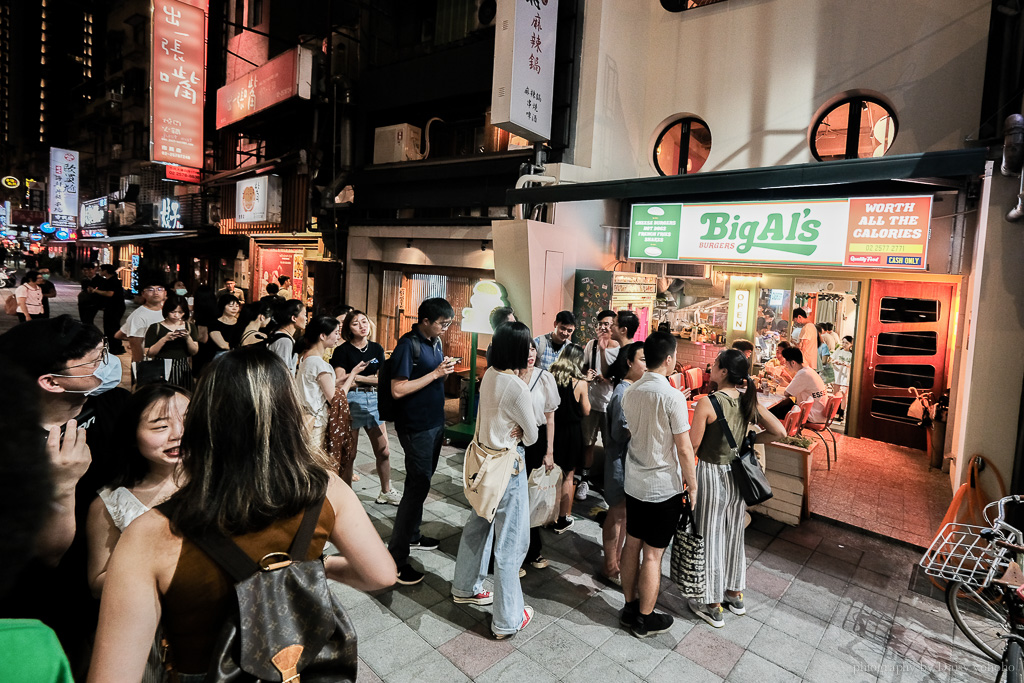 Big Al’s Burgers, big al's burger 菜單, 市民大道漢堡, 台北美式漢堡, 市民大道美食, 宵夜漢堡, 天黑吃漢堡, 加州風格漢堡