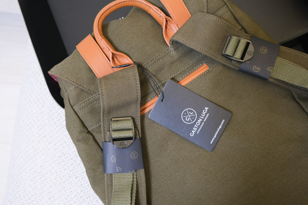 Gaston Luga, Classic 經典後揹包, 橄欖綠, 13吋筆電後背包, 北歐設計雙肩包, 男背包, 全球免運費