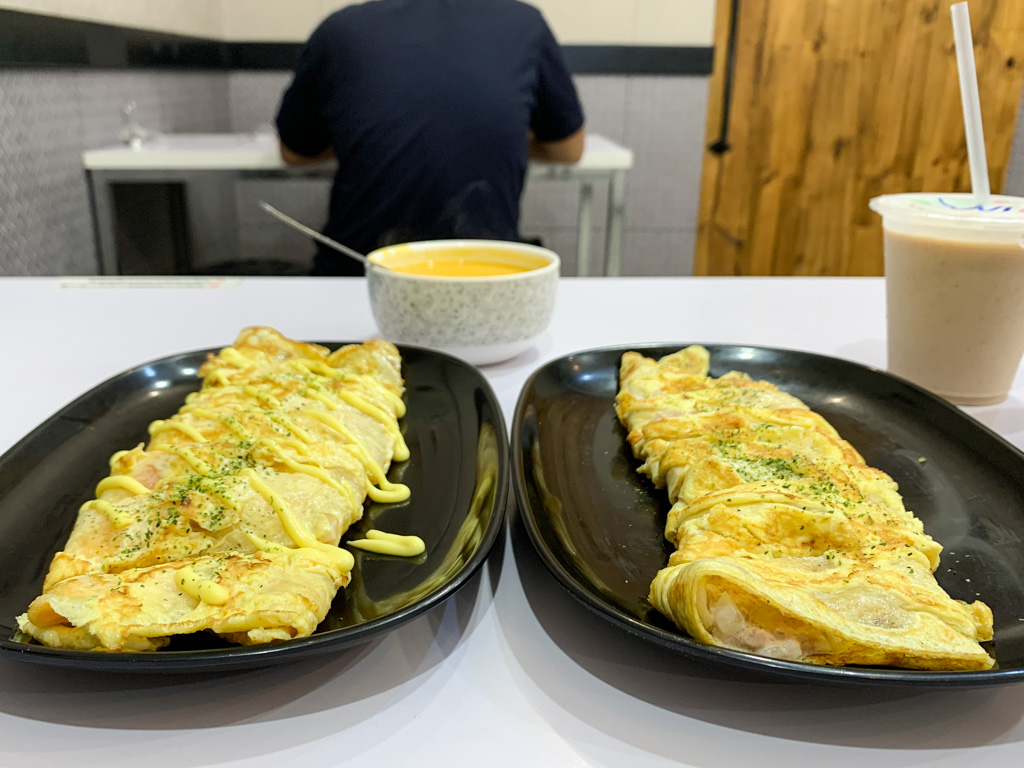 遇見初日手作蛋餅輕食早午餐, 遇見初日, 台南早午餐, 薯泥蛋餅, 台南東區蛋餅