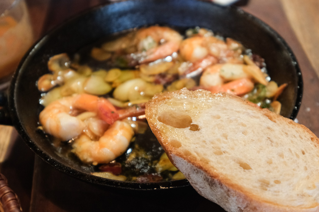 PS TAPAS, 西班牙餐酒館, 東區西班牙料理, 東區美食, PS TAPAS安和店, 西班牙海鮮燉飯, 西班牙蒜油蝦