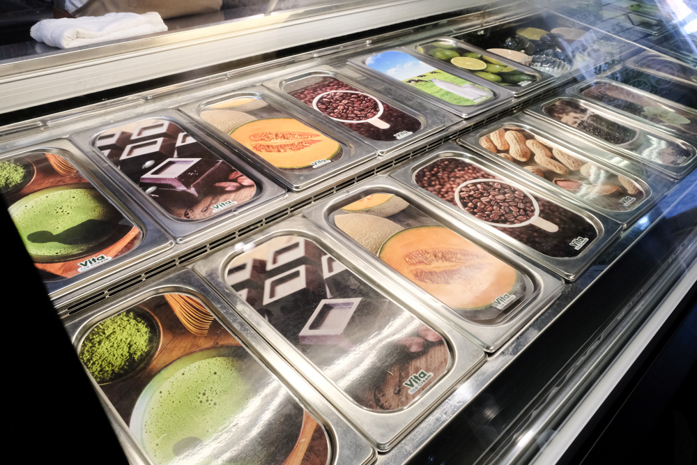 Vita維特冰淇淋專門店, 台南義式冰淇淋, 富農街美食, 花生冰淇淋, 哈密瓜冰淇淋