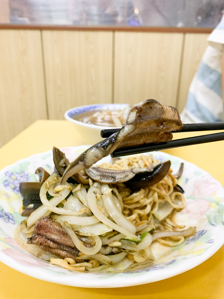 志明炒鱔魚, 東區鱔魚意麵, 東區腰只湯, 櫛名炒鱔魚意麵, 台南鱔魚意麵, 台南小吃