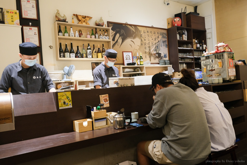 海安路宵夜益田居酒屋, 玫瑰生魚片, 炸蝦壽司, 台南居酒屋, 台南宵夜, 海安路美食, 台南日本料理, 海安路日本料理