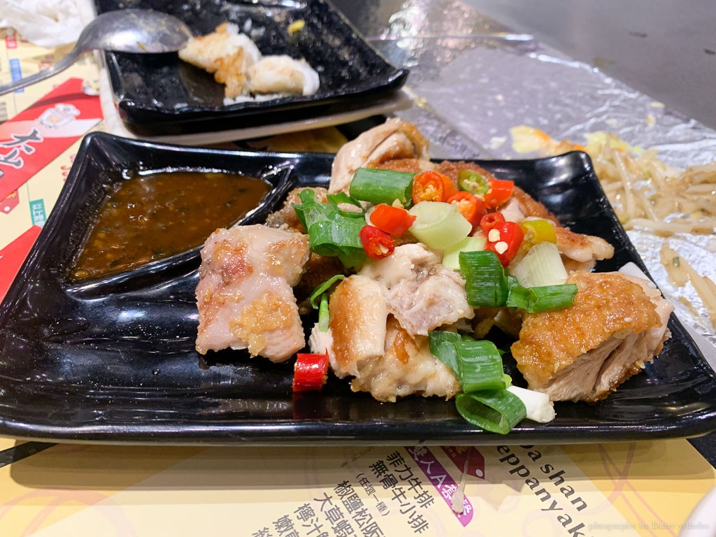 大山鐵板燒 怡東店，台南東區平價鐵板燒料理，飲料、玉米濃湯喝到飽～！