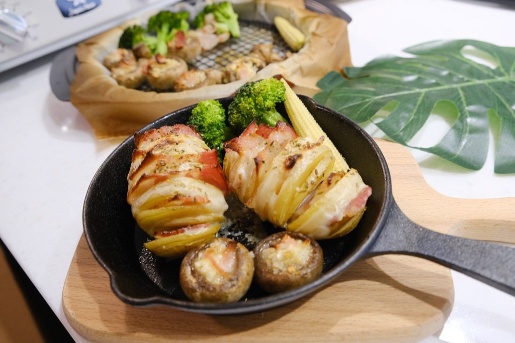 日本千石阿拉丁烤箱, 阿拉丁烤箱食譜, 阿拉丁料理, 風琴馬鈴薯