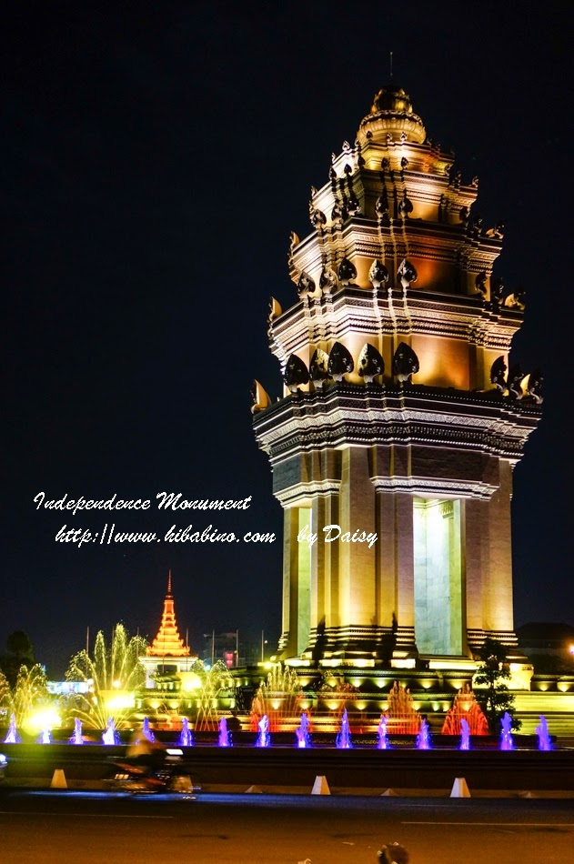柬埔寨獨立紀念碑, 柬埔寨景點, 金邊獨立紀念碑, 金邊景點, 金邊旅遊, 獨立廣場