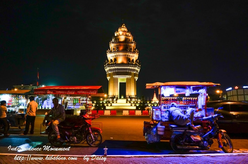 柬埔寨獨立紀念碑, 柬埔寨景點, 金邊圓環獨立紀念碑, 金邊景點, 金邊旅遊, 獨立廣場