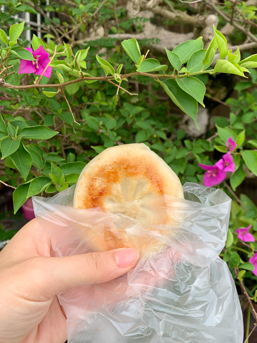 孫記早餐，嘉義中式早餐店，眷村口味燒餅油條，手揉麵團煎成的好吃手工蛋餅。