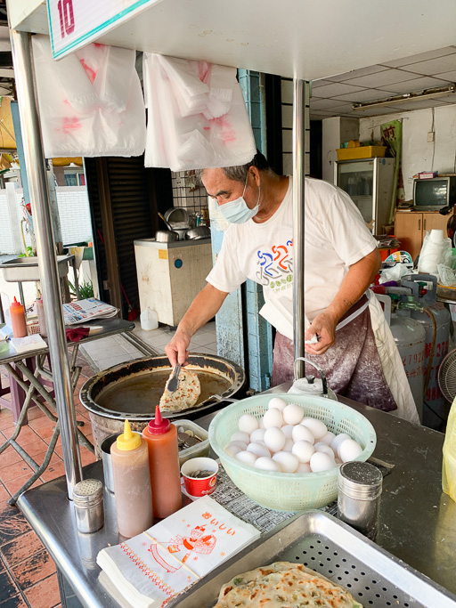 啞煎蔥油餅, 嘉義蔥油餅, 民國路美食, 嘉義小吃, 嘉義下午茶, 嘉義韭菜盒