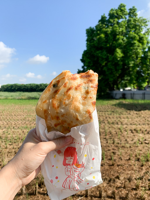 瀟湘園餡餅 / 蔥油餅，從民國路到和平路，早餐下午都有賣的眷村口味點心