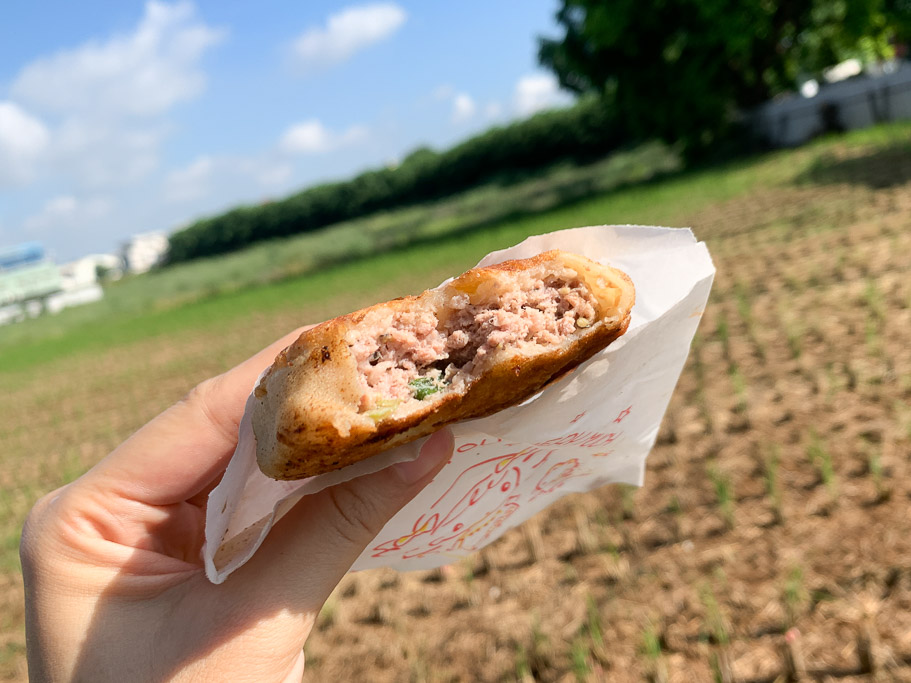 瀟湘園蔥油餅, 嘉義餡餅, 嘉義美食, 嘉義小吃, 手工現作蔥油餅, 豬肉餡餅, 嘉義和平路美食