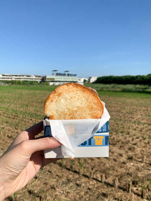 吐司男嘉義民生店，韓系早午餐～安格斯厚牛布里歐吐司，料很多，但是...