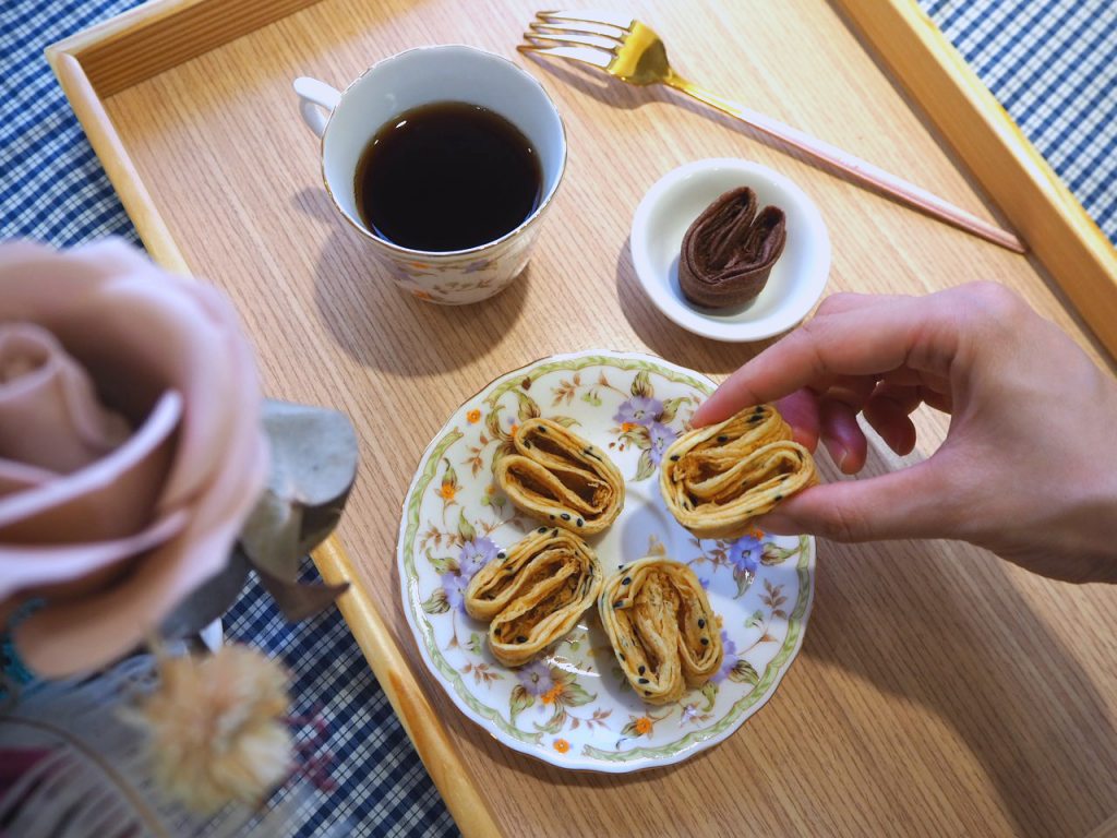 空氣感愛心手工蛋捲誕生 ! 酒飽甜製菓所 100%日本麵粉