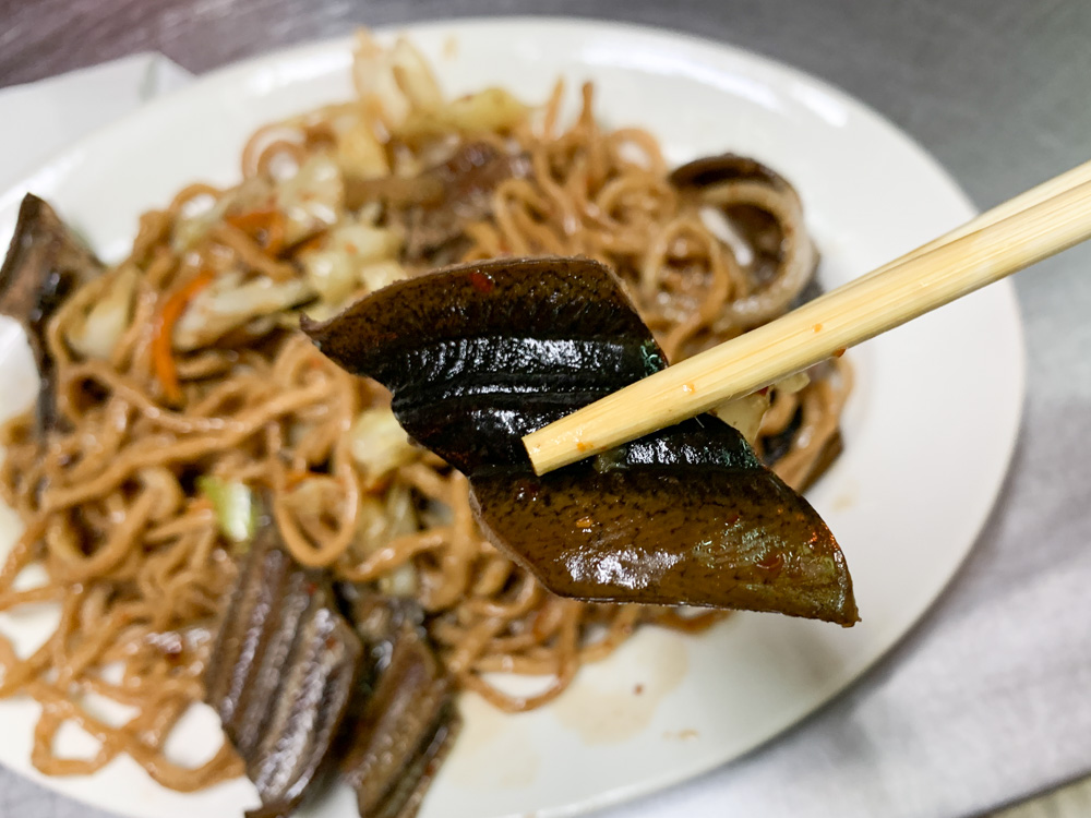 福來鱔魚意麵, 台南鱔魚意麵, 鱔魚意麵, 台南裕農路美食, 台南小吃, 福來炒鱔魚