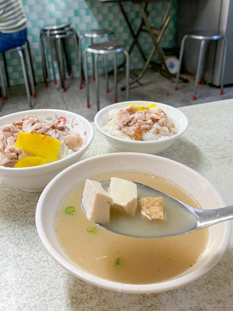 阿溪火雞肉飯，5:30就開賣！早起才吃得到雞片飯＋半熟鴨蛋，便宜好吃！