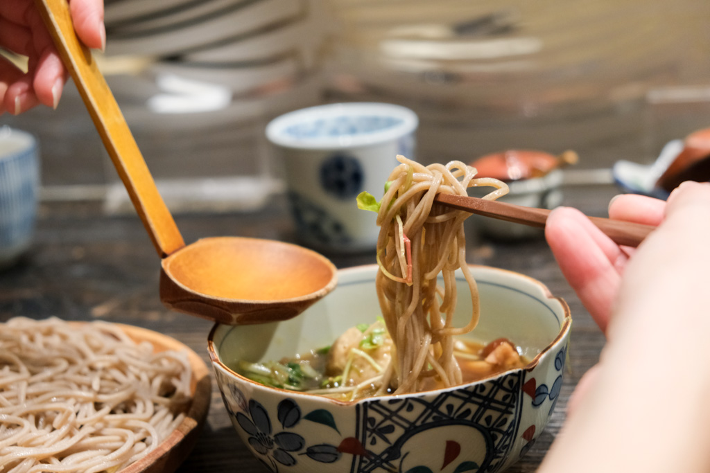 [食記] 台北 中山站 二月半そば蕎麦麺 