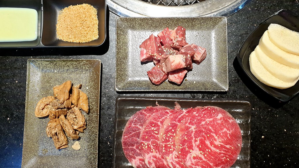 中山站美食, 中山區燒肉吃到飽, 中山站吃到飽, 極醬太郎燒肉食ベ放題, 火烤兩吃