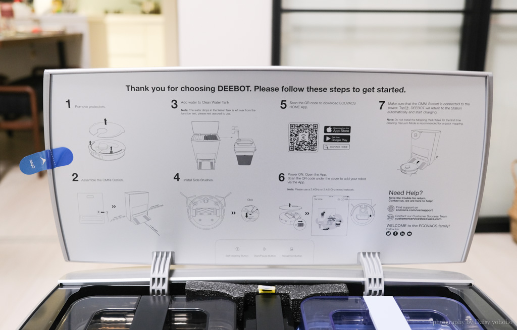 ECOVACS DEEBOT X1 OMNI, 科沃斯掃地機器人, 掃地機器人推薦, 全自動掃拖烘掃地機器人, 自動洗布自動集塵, ECOVACS X1測評