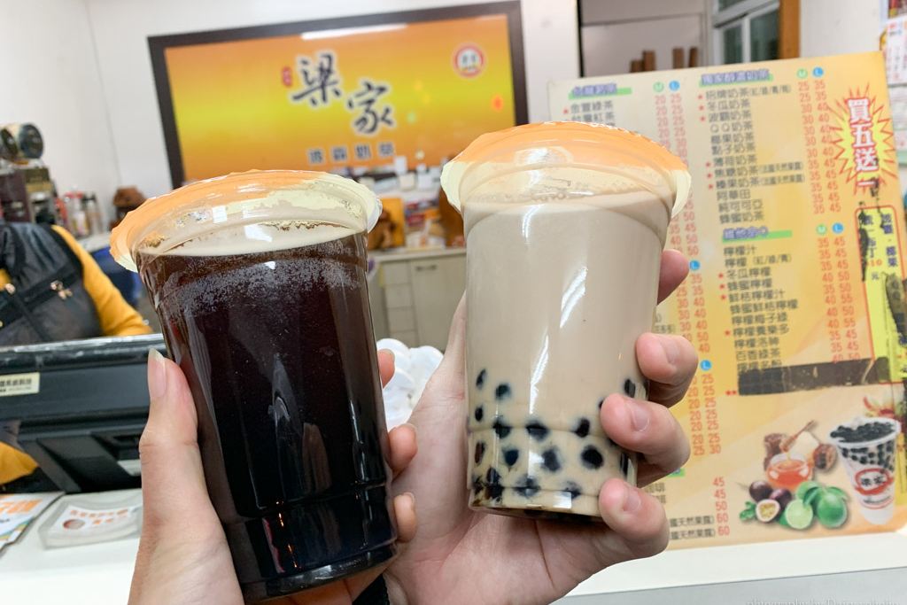 梁家波霸奶茶, 裕農路美食, 台南飲料, 台南在地手搖杯, 台南波霸奶茶