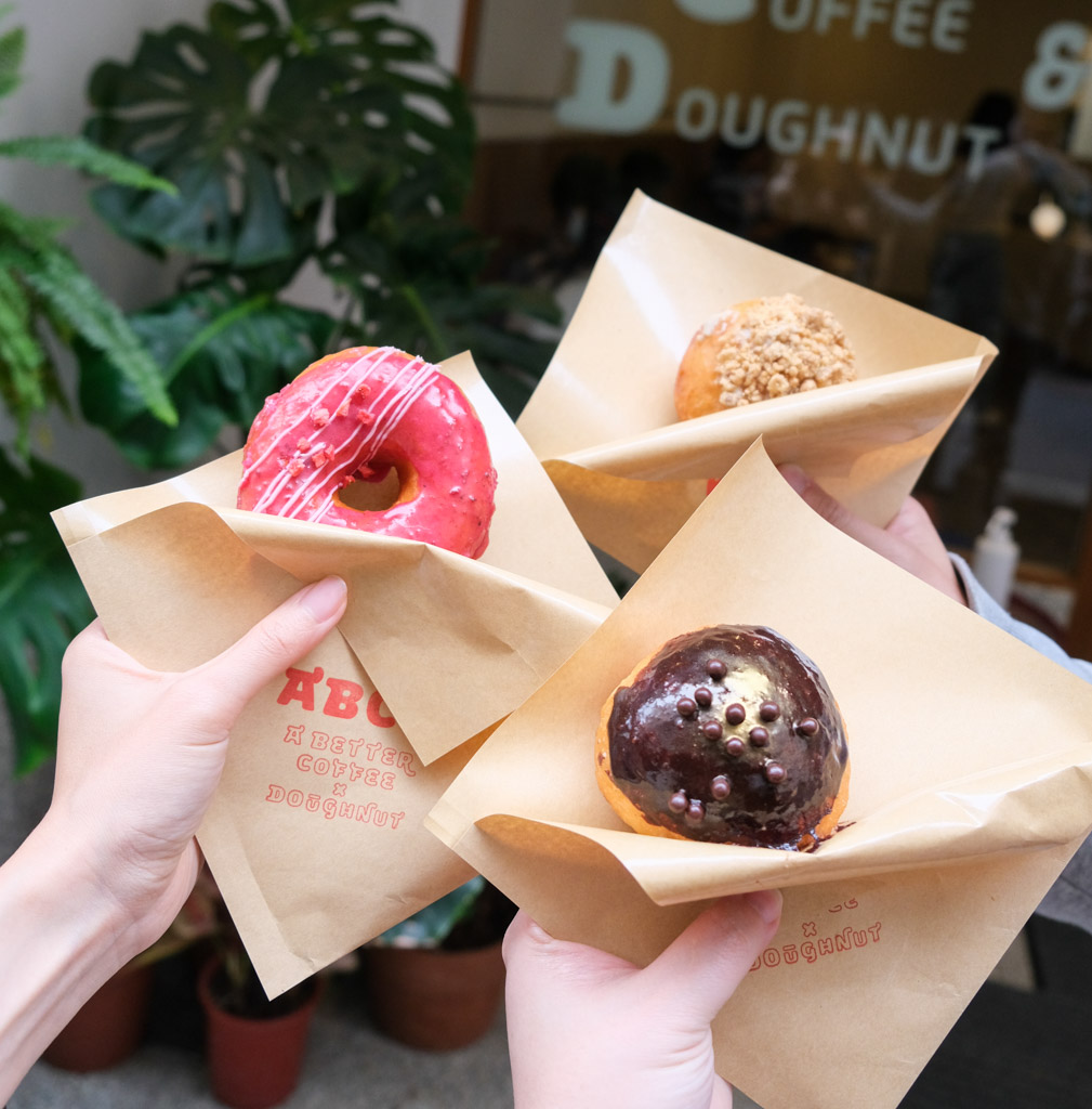 ABCD . A Better Coffee & Doughnut, 甜甜圈專賣店, 中山站咖啡店, 中山站甜點, 中山站甜甜圈, 台北日系甜甜圈