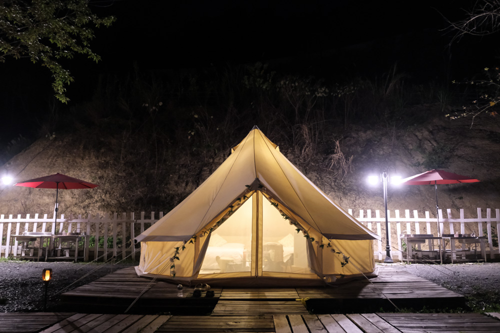 嚮樂城堡, 天籟之森露營, 新社豪華露營, 台中Glamping, 懶人露營, 奢華帳篷露營, 寵物豪華露營, 寵物帳篷