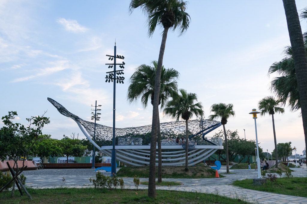 大魚的祝福, 台南鯨魚, 鯨魚裝置藝術, 安平景點, 港濱歷史公園, 台南景點