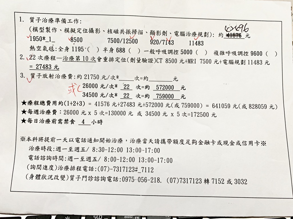 質子治療費用｜30~100萬元，沒有健保給付之下該付多少錢？