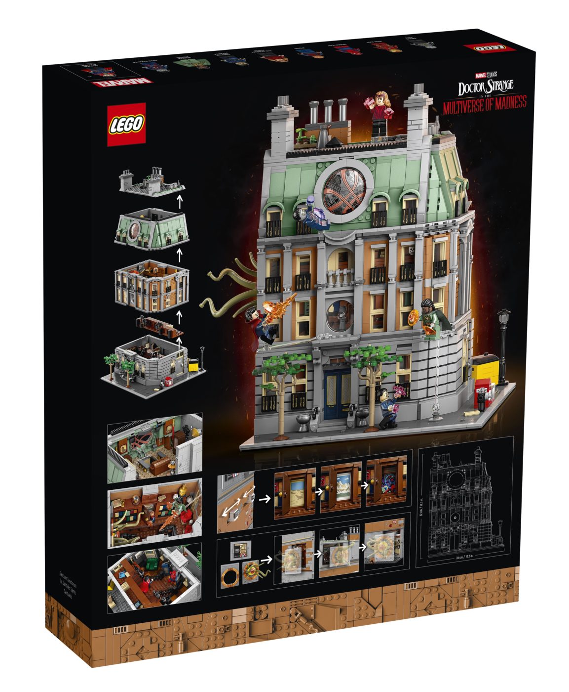 樂高至聖所|76218 LEGO,奇異博士多重宇宙外加緋紅女巫樂高人偶