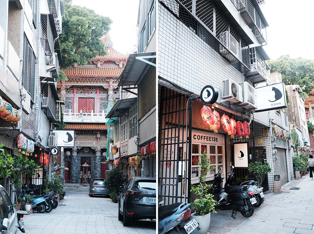 肥貓咖啡, 台南咖啡館, 季節水果戚風蛋糕, 伯爵珍奶戚風蛋糕, 神農街美食, 神農街下午茶