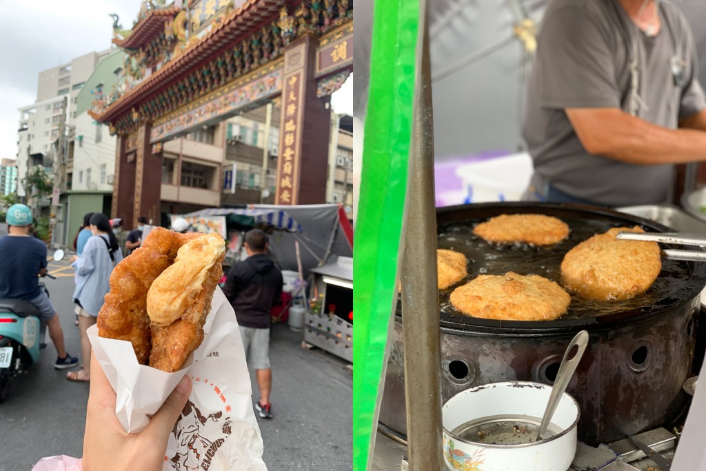 [食記] 台南 夏林蔥油餅 大量蔥、肉，半熟炸蛋