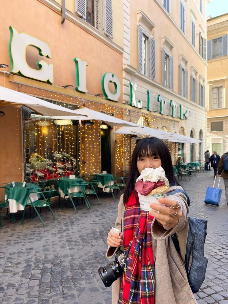 羅馬百年冰淇淋店「Gelateria Giolitti」教宗也愛這間，鮮奶油才是本體！