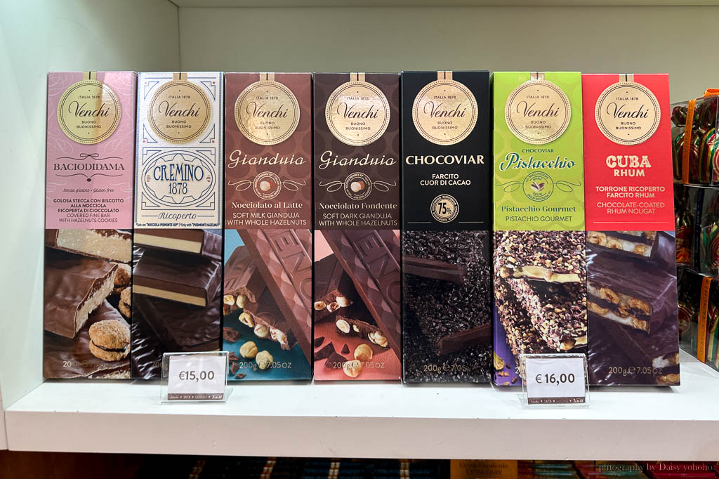 Venchi 拿坡里國際機場門市｜拿坡里義大利百年巧克力品牌，拿坡里免稅店巧克力