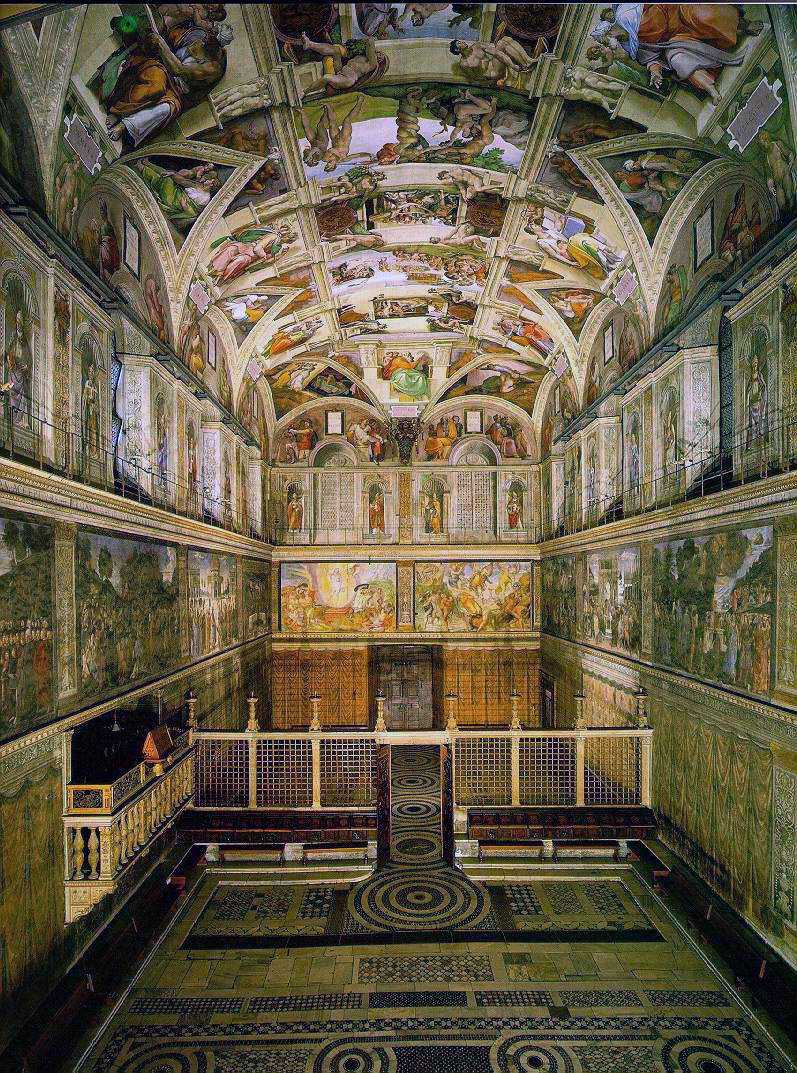 梵蒂岡博物館創世紀西斯汀教堂《最後的審判》