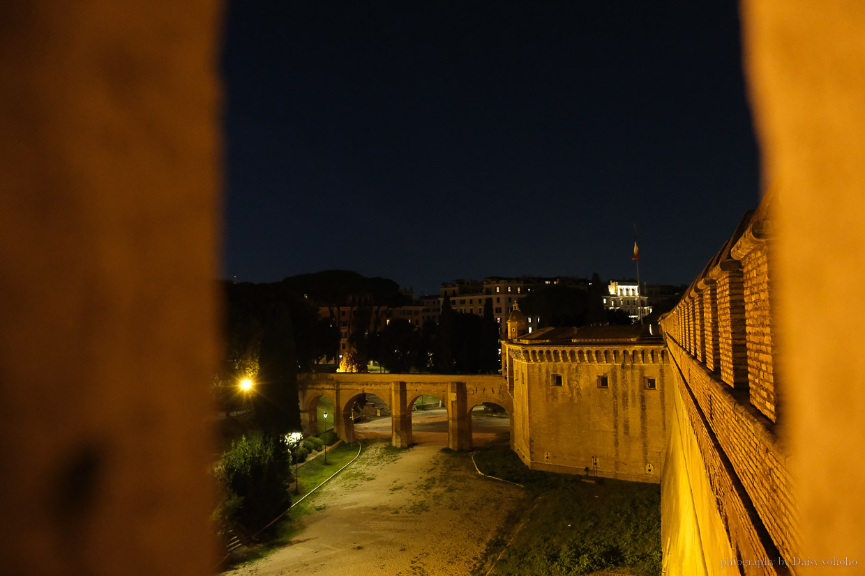 義大利羅馬｜聖天使城堡 Castel Sant'Angelo，台伯河畔羅馬皇帝哈德良陵寢