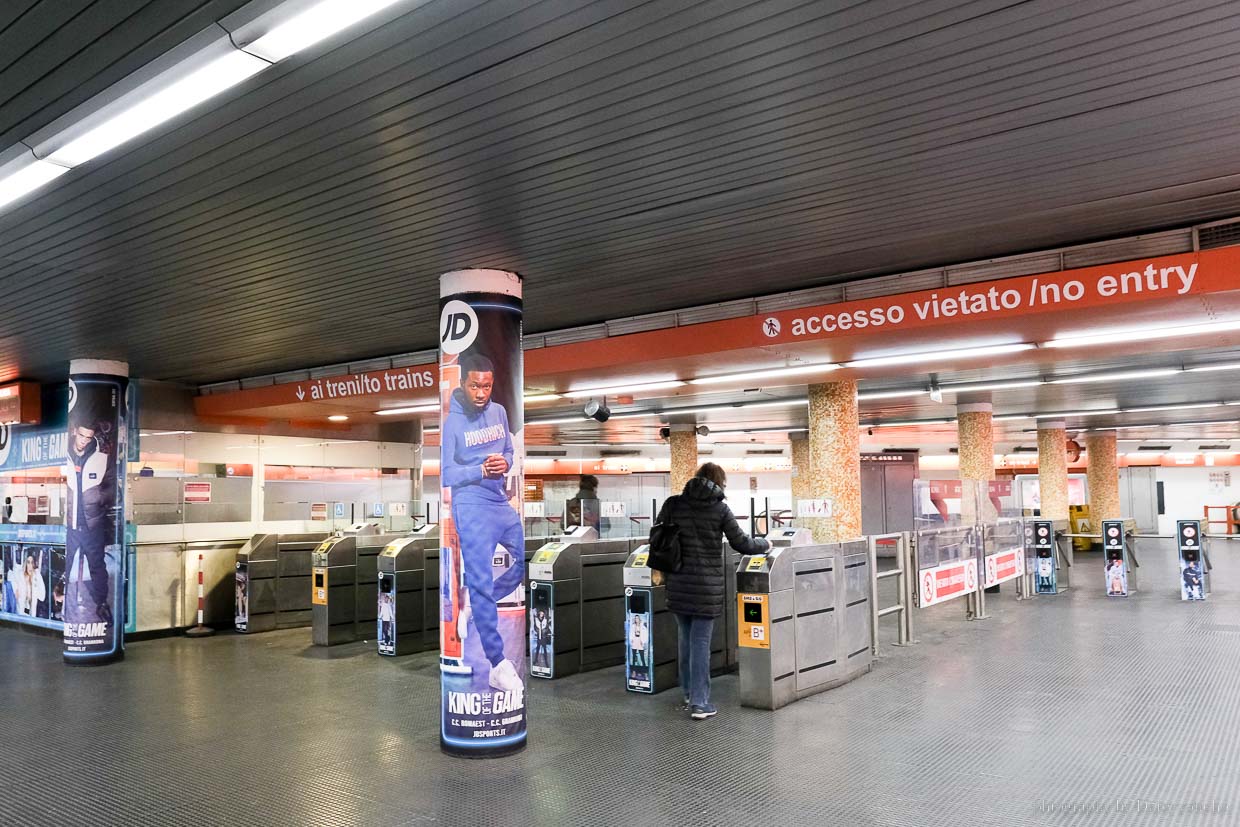 羅馬地鐵》如何購買車票及搭乘方式說明，3大地鐵路線與羅馬主要景點分佈