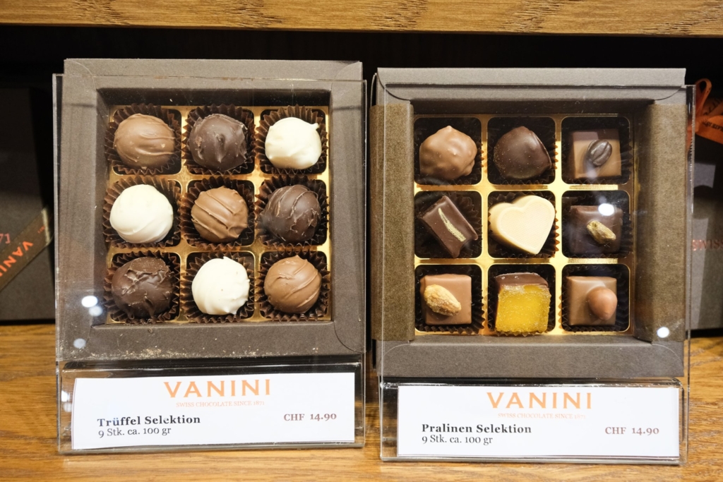 Vanini Swiss Chocolate 1871, 因特拉肯美食, 因特拉肯甜點, 茵特拉肯 Gelato, 茵特拉肯巧克力, interlaken伴手禮, Vanini巧克力