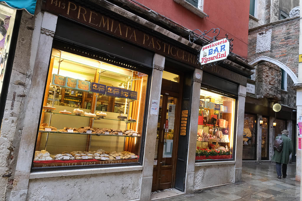 Pasticceria Rizzardini, 威尼斯咖啡館, 威尼斯百年咖啡館, 威尼斯甜點店, 威尼斯甜點, 威尼斯早餐, 威尼斯下午茶, 威尼斯美食