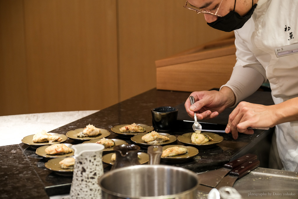 初魚鐵板燒, 初魚台南西門, 台南新光三越美食, 台南高級鐵板燒, 台南美食, 台南無菜單料理, 台南初魚