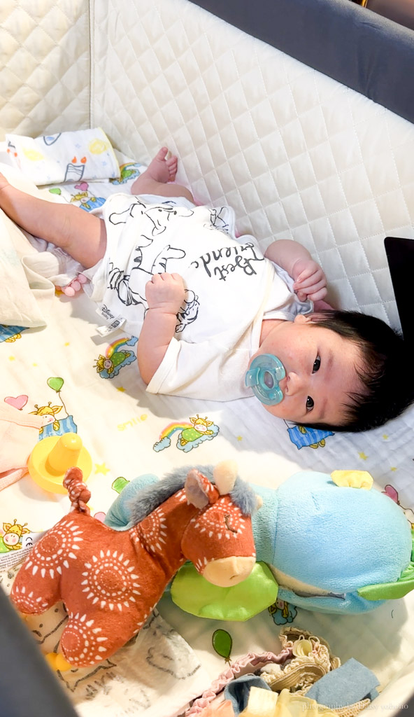 北投之家嬰兒禮盒》台灣在地品牌，親膚透氣的6層紗寶寶被、浴巾、防踢背心