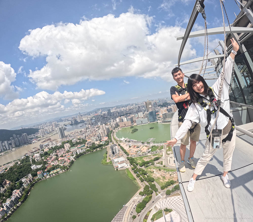 澳門旅遊塔空中漫步 Skywalk｜半空中行走俯瞰澳門，挑戰膽量好好玩！附照片、影片