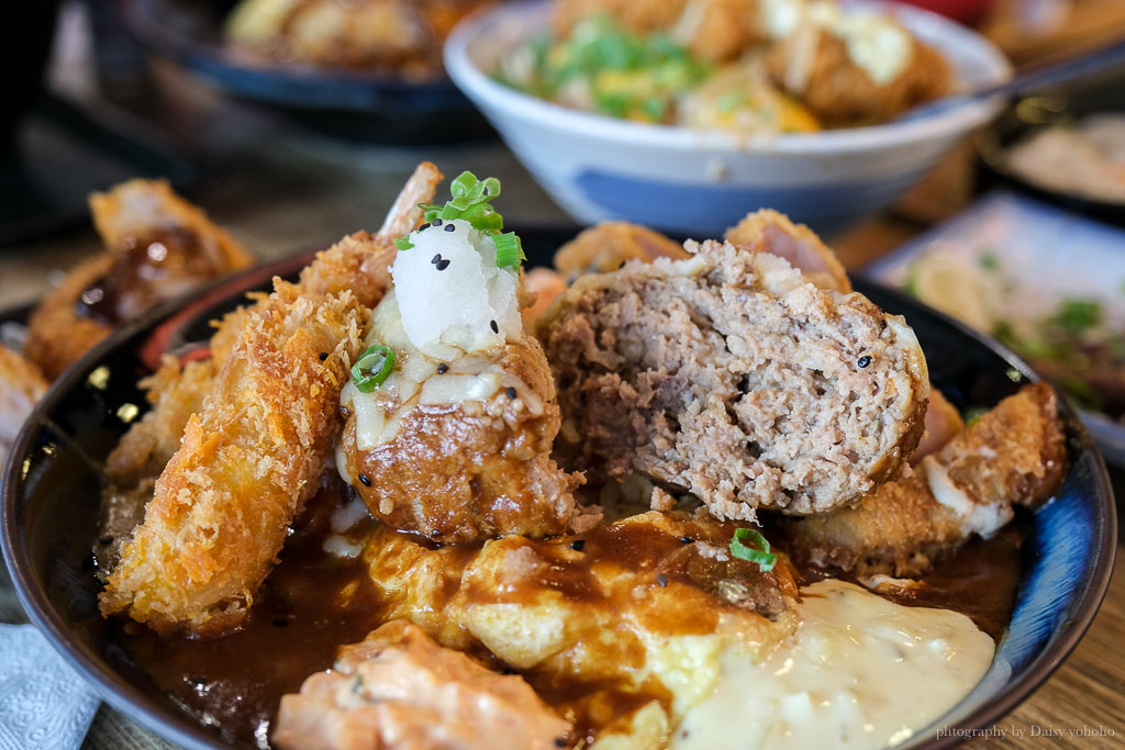 森本日式和風洋堂｜浮誇厚的日式漢堡排！咖哩、蛋包飯、炸豬排、定食、丼飯通通吃得到！