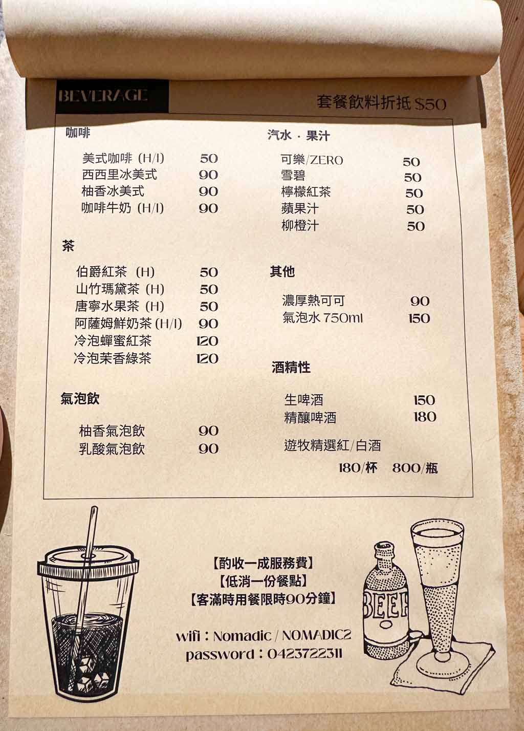 遊牧餐桌｜台中西區國美館地中海料理，貓咪陪伴在老宅吃中歐美食、義大利麵