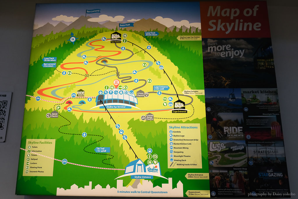 皇后鎮天空纜車 Gondola, Skyline Queenstown, 皇后鎮滑車 Luge, 皇后鎮必去景點, Queenstown纜車