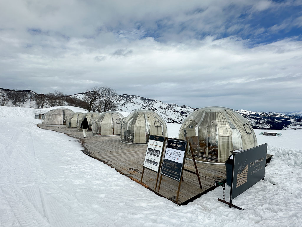 湯澤石打丸山雪場｜圓頂透明帳篷吃雪山鬆餅｜Veranda Ishiuchi Maruyama