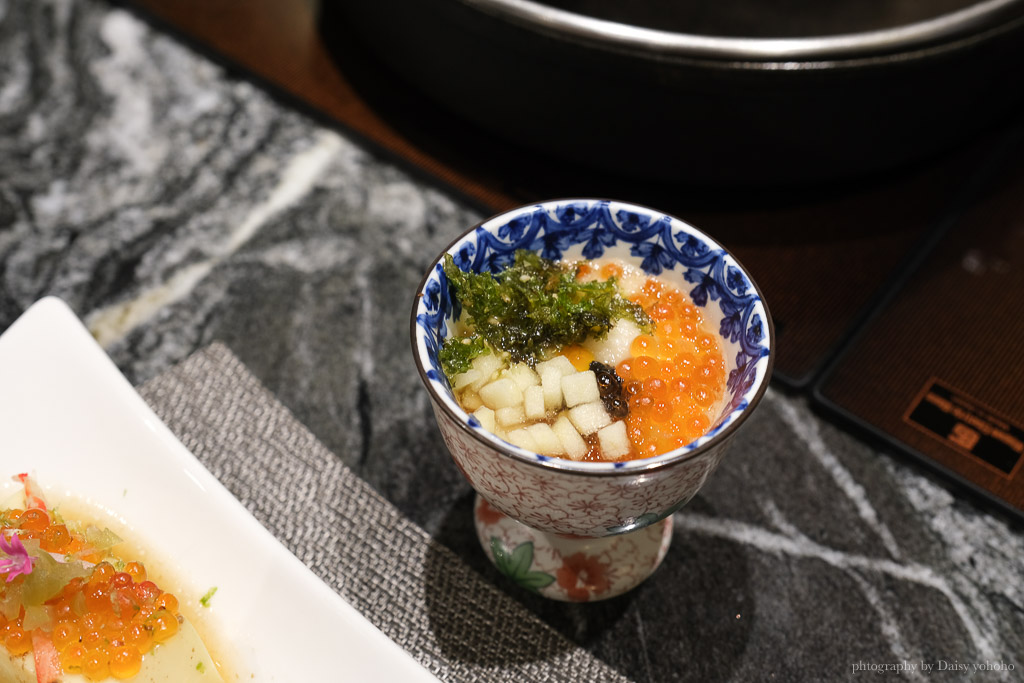 橋山壽喜燒｜台北高級料理餐廳，約會紀念日餐廳推薦｜台北大安區｜雲丹海膽