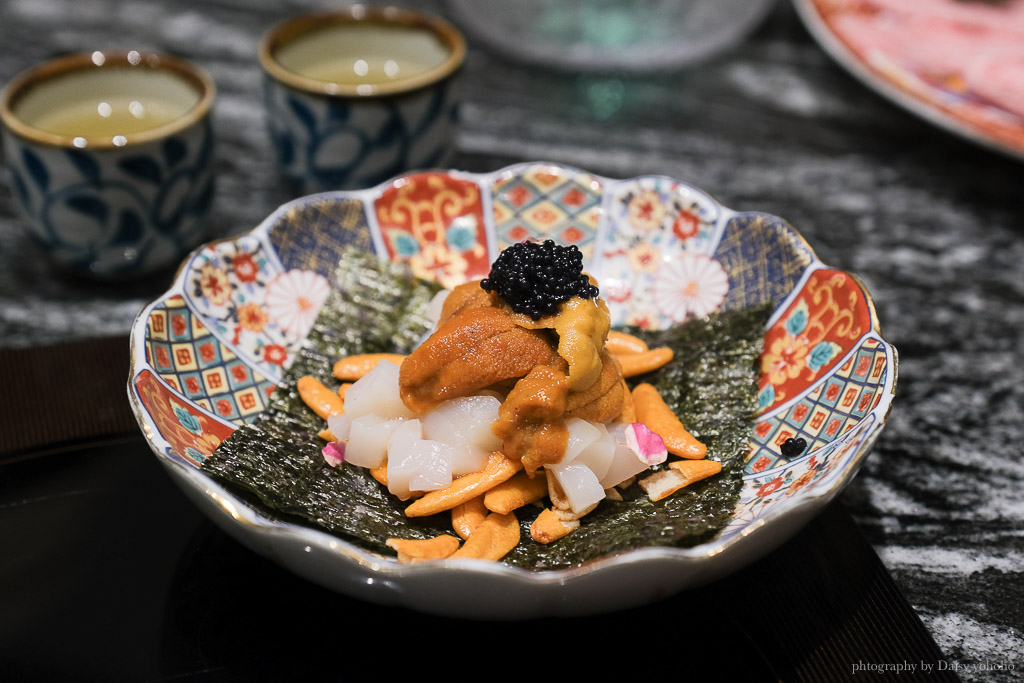 橋山壽喜燒｜台北高級料理餐廳，約會紀念日餐廳推薦｜台北大安區｜雲丹海膽