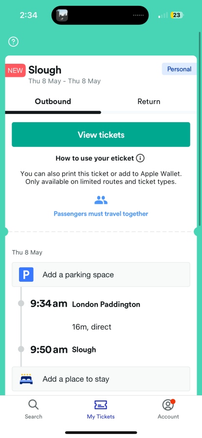 Trainline 英國火車訂票好用 APP