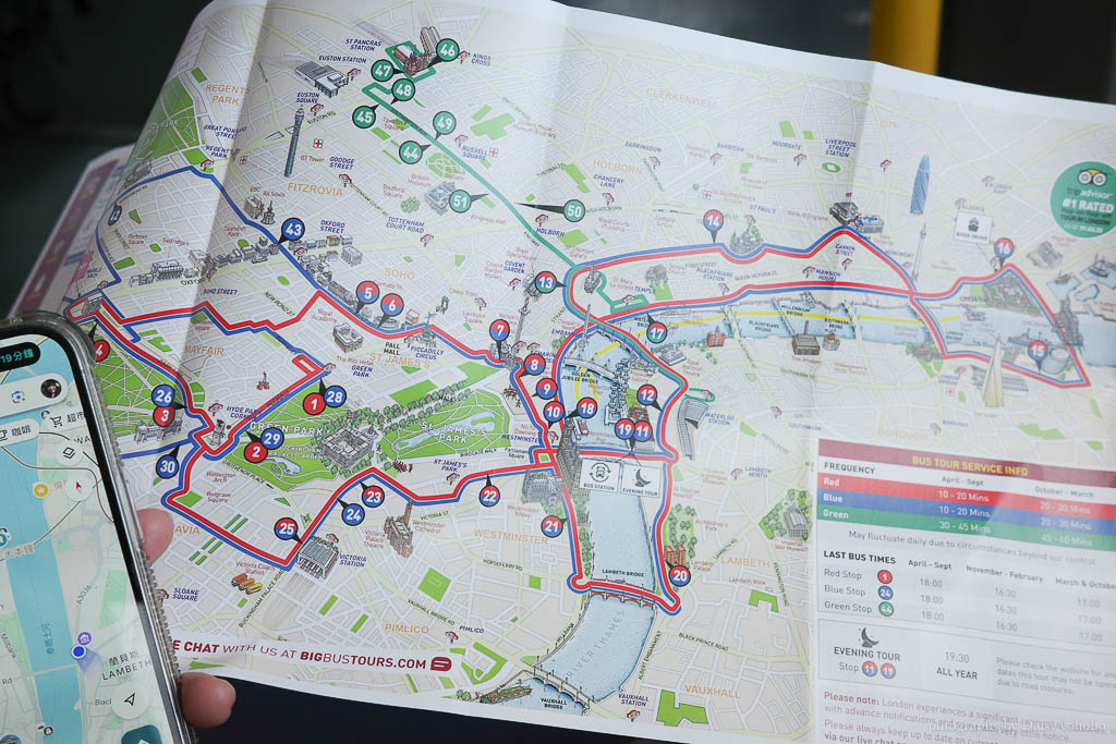 Big Bus Tours London, 倫敦隨上隨下觀光巴士, 倫敦自由行推薦