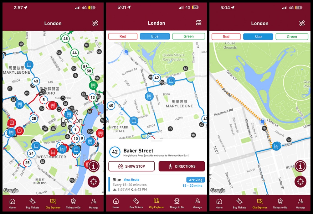 Big Bus Tours London, 倫敦隨上隨下觀光巴士, 倫敦自由行推薦