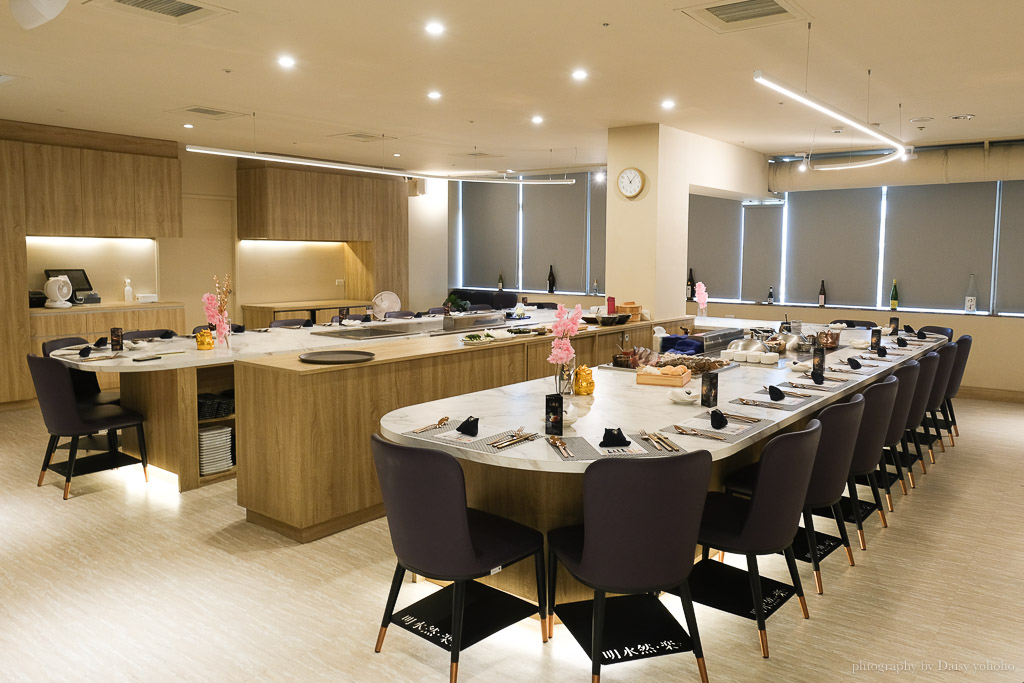 明水然·樂台南中山店，Google 評論4.8高分，台南新開頂級無菜單鐵板燒，高C/P值！